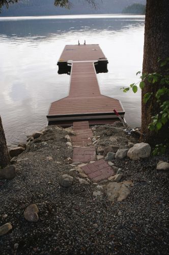 Peaceful Cove dock ready for guests