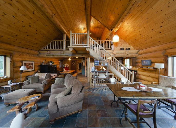 Peaceful Cove cabin interior