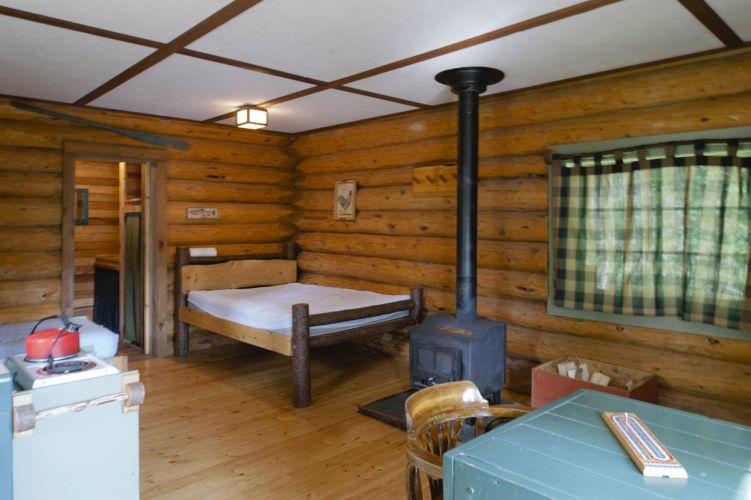 Cabin bedroom area